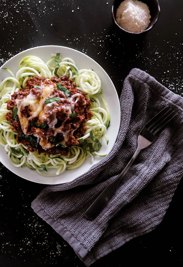 Bolognese Zoodle Bake