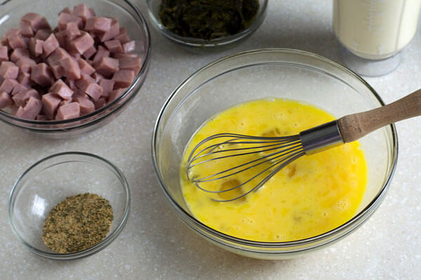 Ham, Ricotta and Spinach Casserole