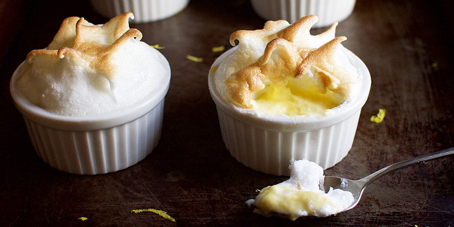 Keto Lemon Meringue Custard