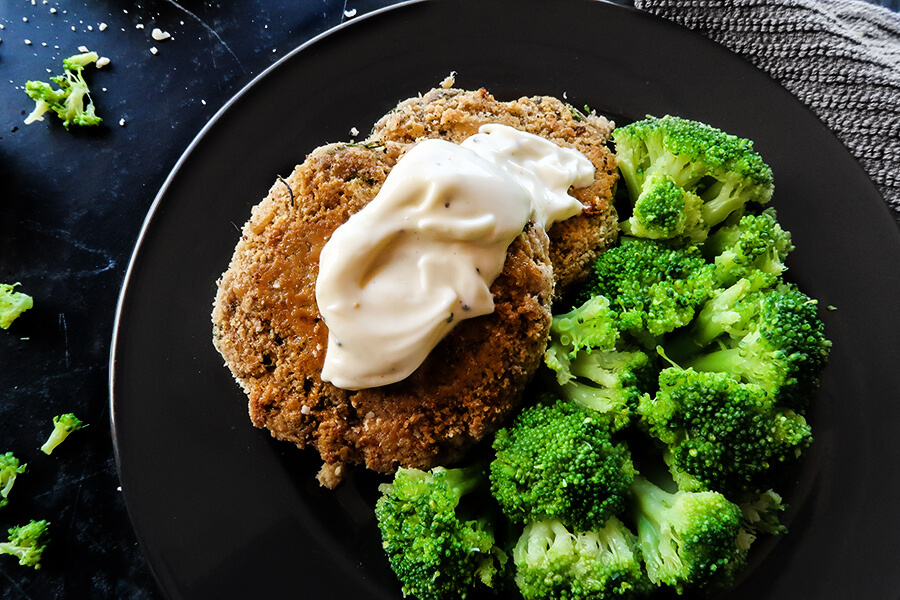 Salmon Patties with Fresh Herbs