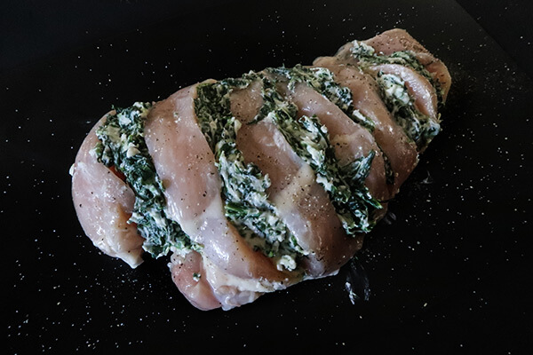 Hasselback Marinara Chicken
