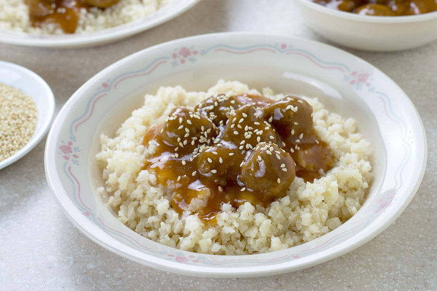 Low Carb Sweet and Sour Meatballs