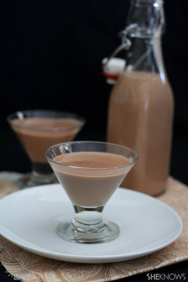 Homemade sugar-free Irish cream liqueur