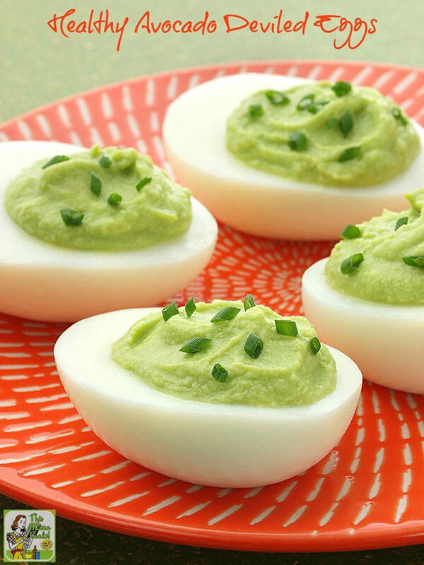 Healthy Avocado Deviled Eggs