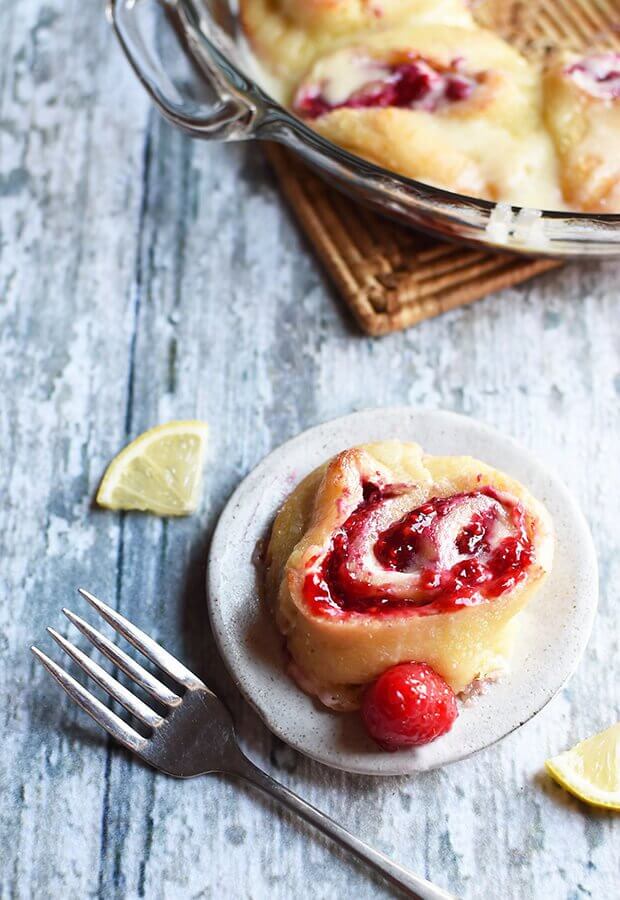 Raspberry Sweet Rolls