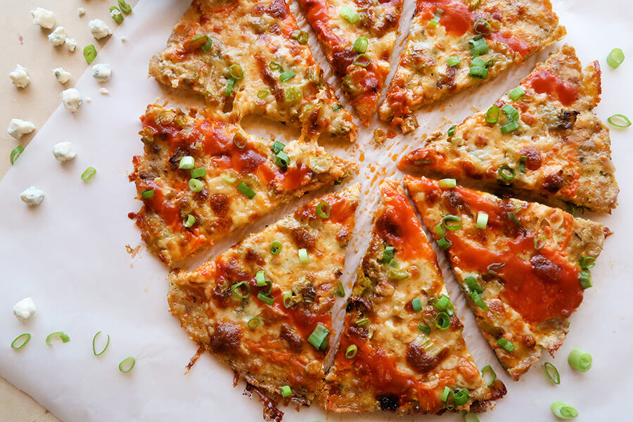 Buffalo Chicken Crust Pizza