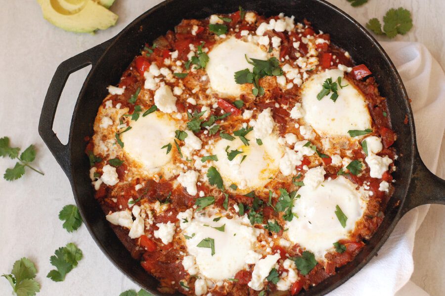 Keto Chorizo Shakshuka