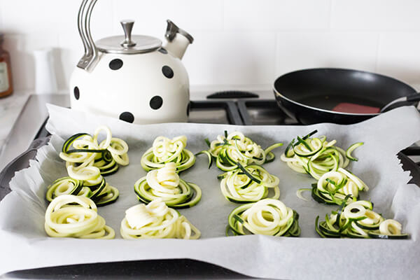 Crispy Zucchini Nests
