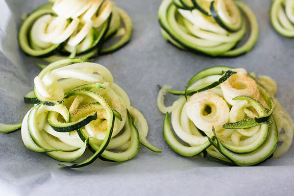 Crispy Zucchini Nests