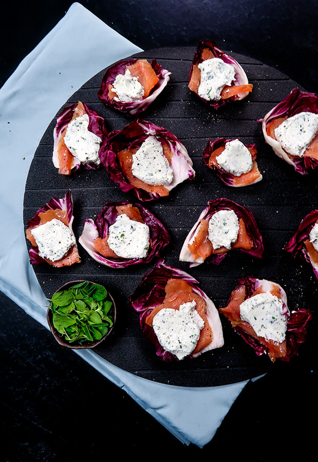 Smoked Salmon and Goat Cheese Bites