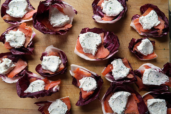 Smoked Salmon and Goat Cheese Bites