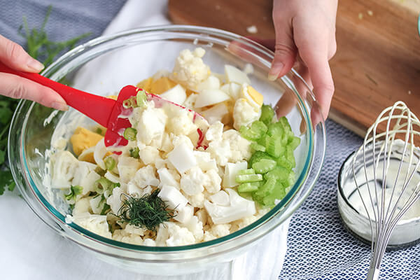 Creamy Keto "Potato" Salad