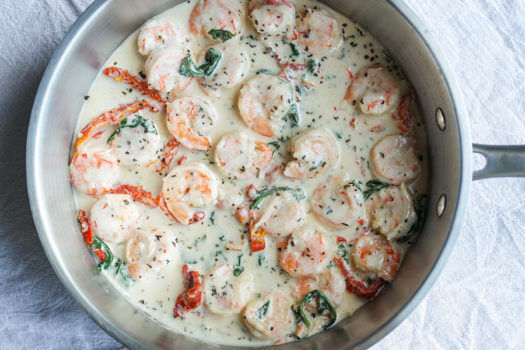 One Pot Shrimp Alfredo