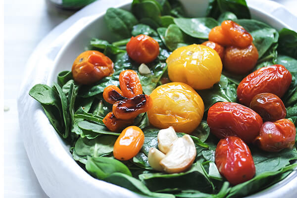 Oven Roasted Caprese Salad