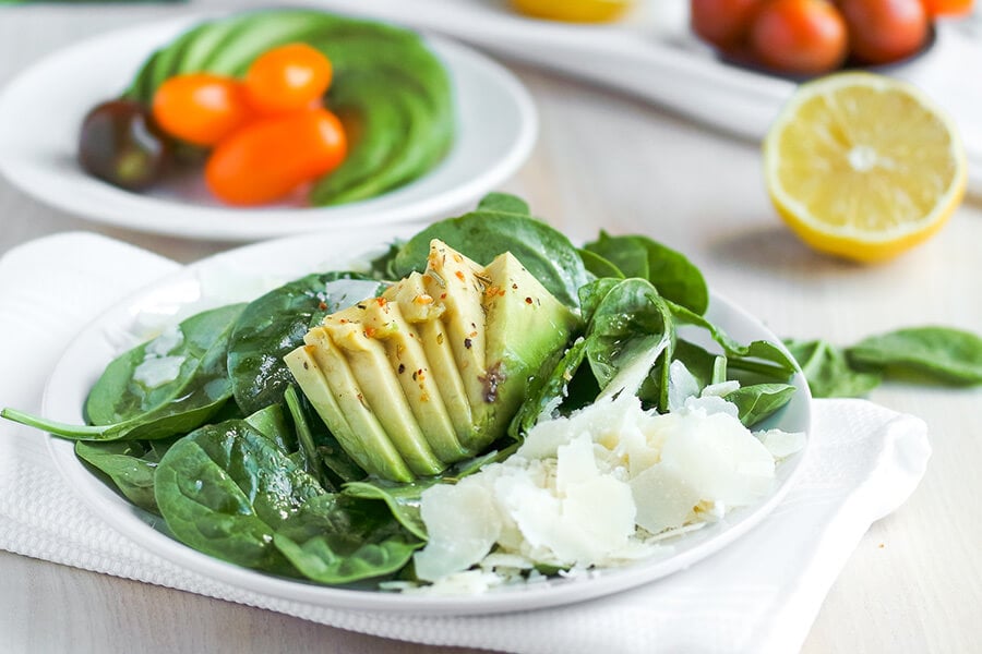 Spinach Watercress Keto Salad