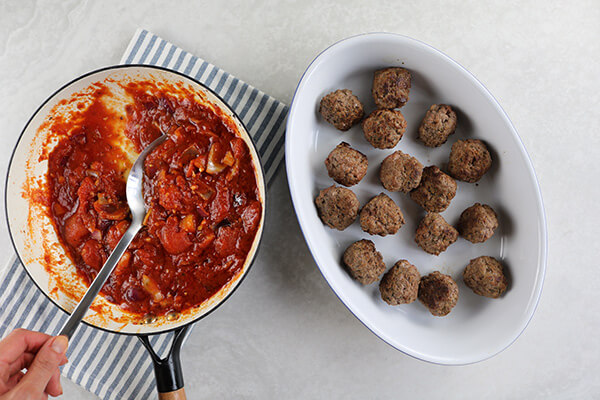 Baked Italian Meatballs