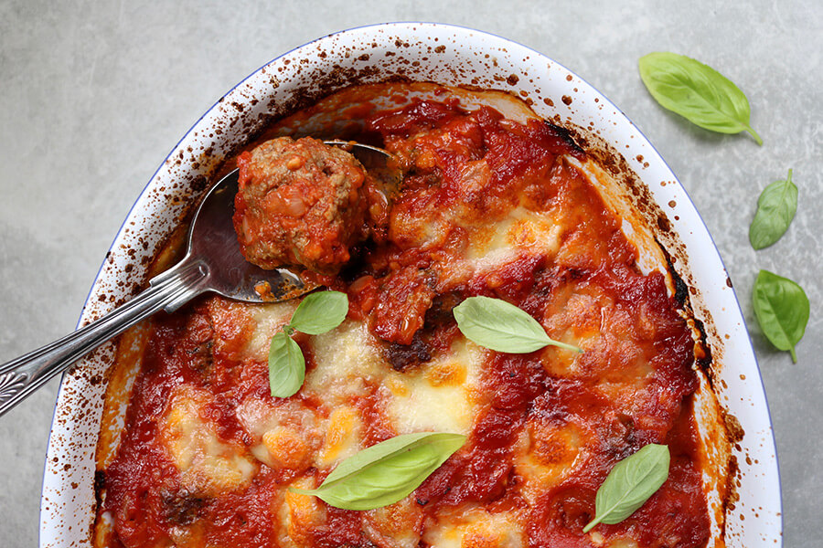 Baked Italian Meatballs