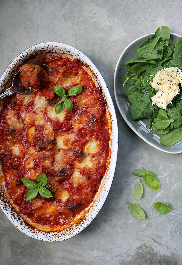 Baked Italian Meatballs