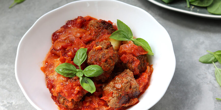 Baked Italian Meatballs