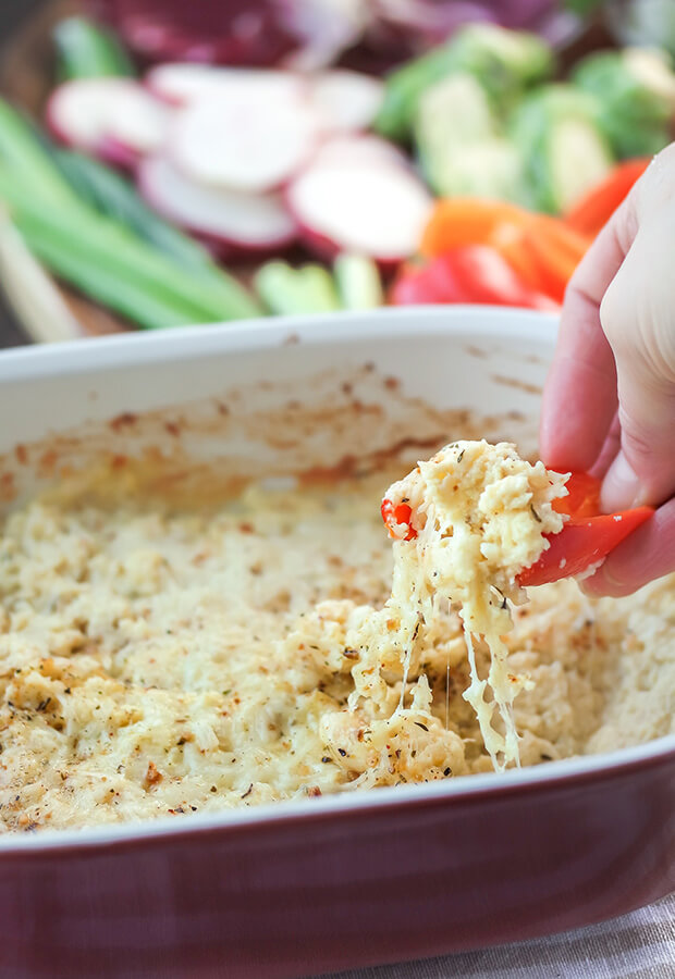 Cheesy Hearts of Palm Dip 