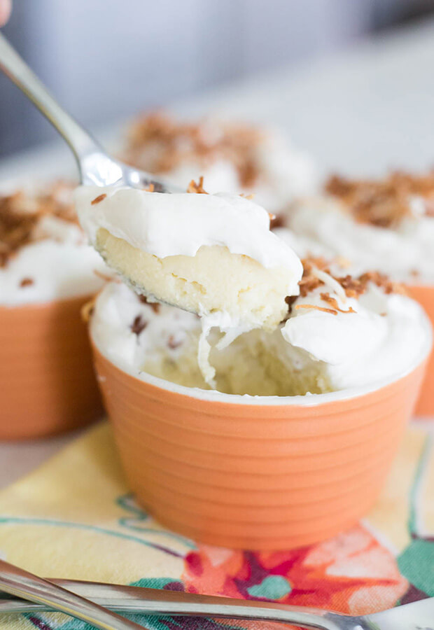 Keto Coconut Cream Pies