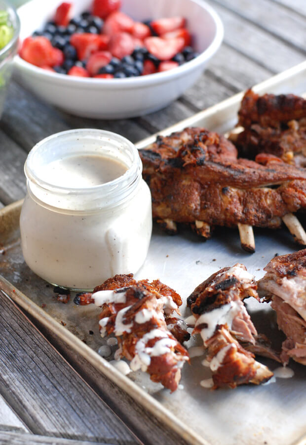 Instant Pot Ribs with White Barbecue Sauce