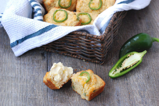 Click to see how to make the jalapeno cornbread mini loaves