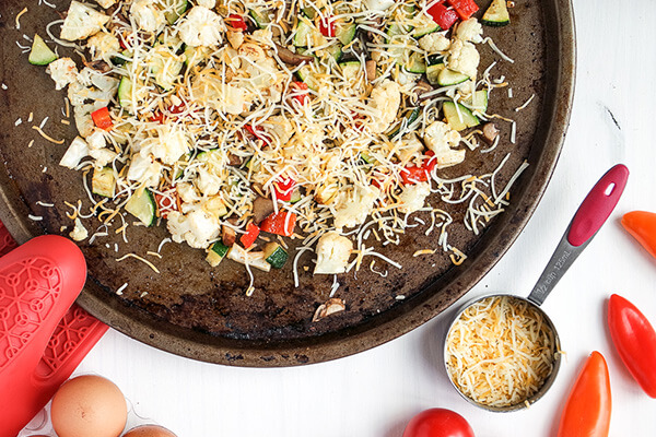 Low Carb Spicy Baked Eggs with Cheesy Hash