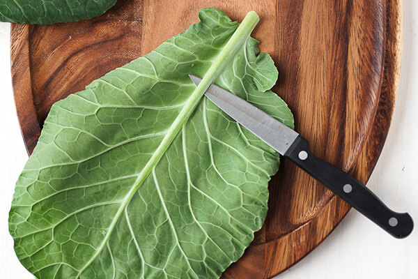 Vegetarian Greek Collard Wraps