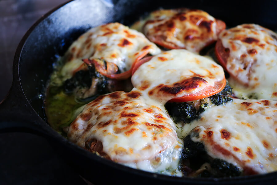 Caprese Chicken Thighs