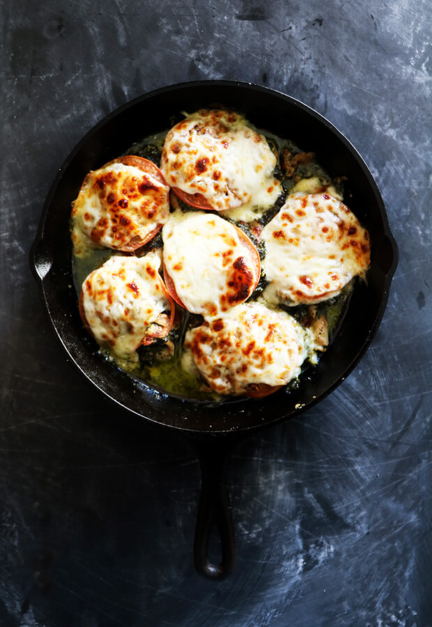 Caprese Chicken Thighs