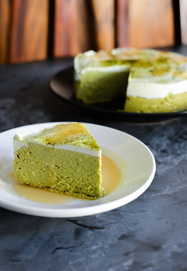 Instant Pot Matcha Cheesecake