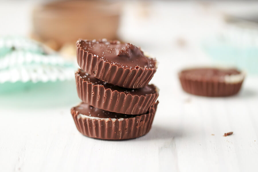 Salted Toffee Nut Cups