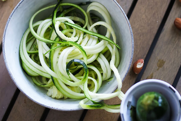 Sesame Almond Zoodle Bowl