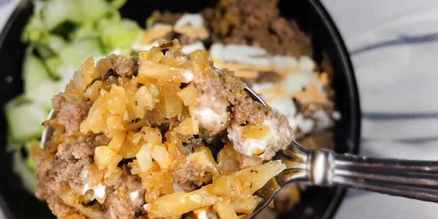 Keto Beef Shawarma Bowl