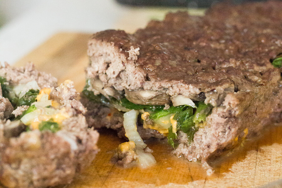 Keto Stuffed Meatloaf