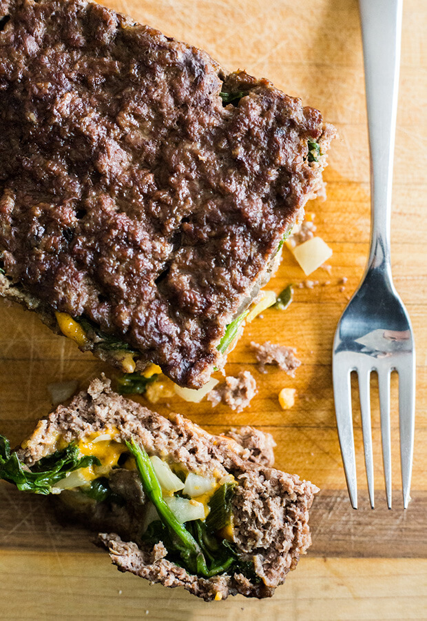 Keto Stuffed Meatloaf 