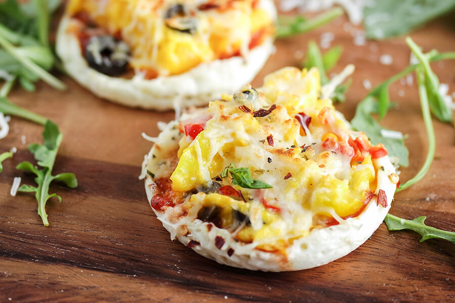 Mini Pizza Egg Bakes