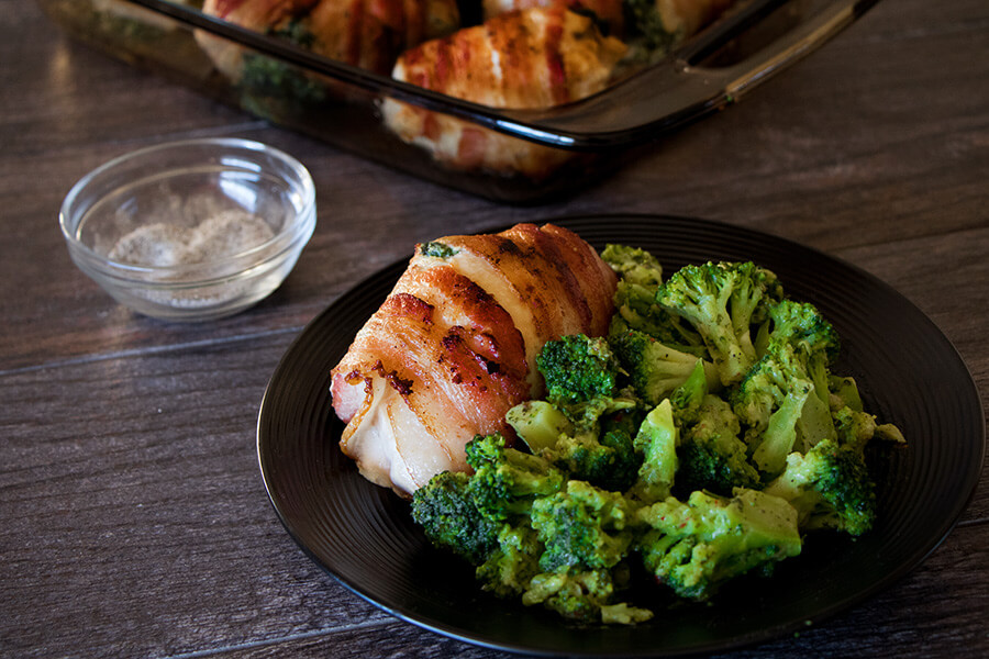 Bacon Wrapped Chicken Bombs