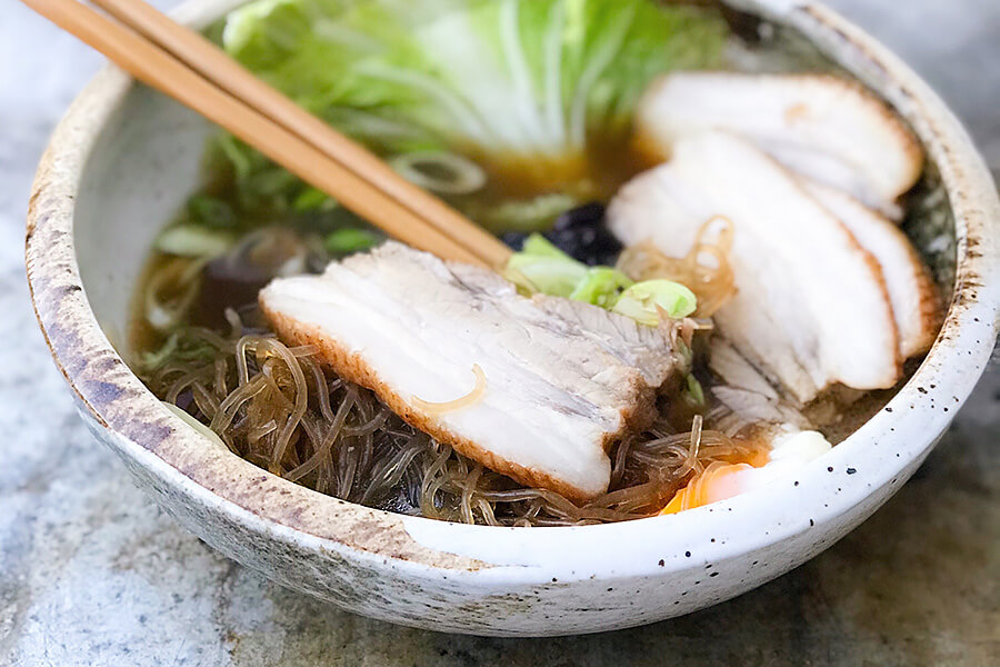 Braised Pork Belly Noodles