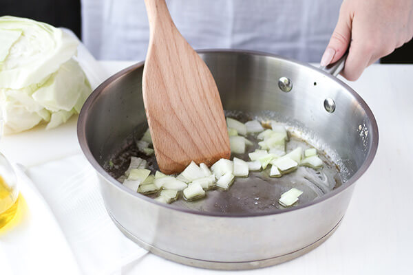 Garlic Butter Braised Cabbage