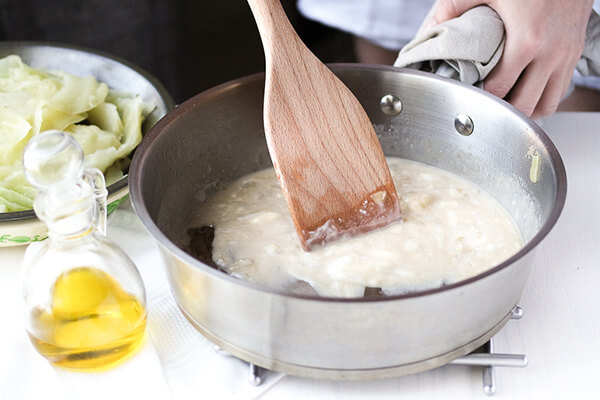 Garlic Butter Braised Cabbage
