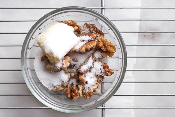 Toffee Nut Cake Donuts