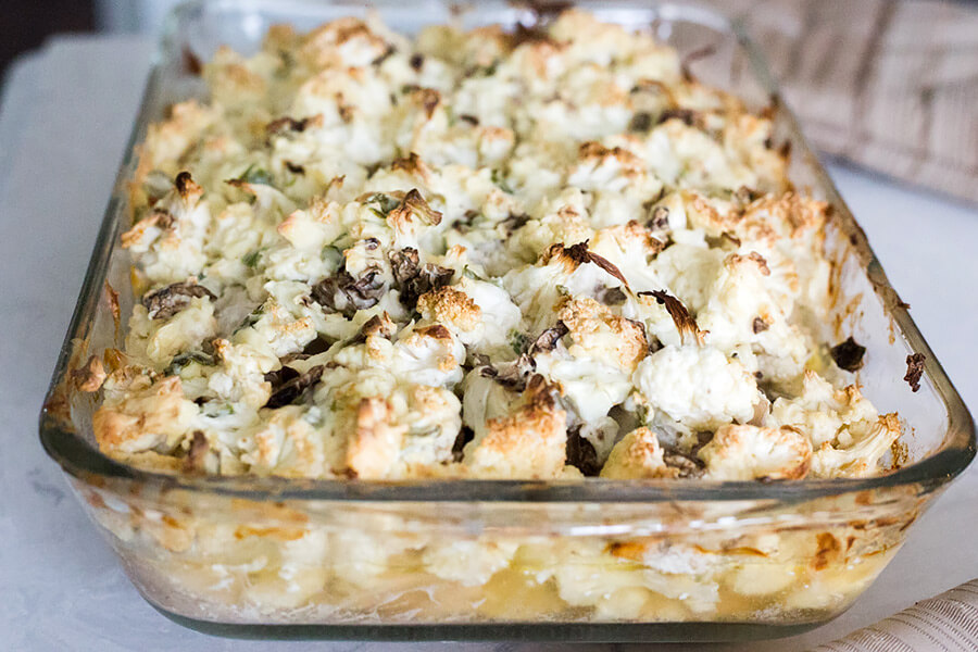 Creamy Mushroom Keto Casserole