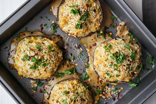 Crab Cake Stuffed Mushrooms