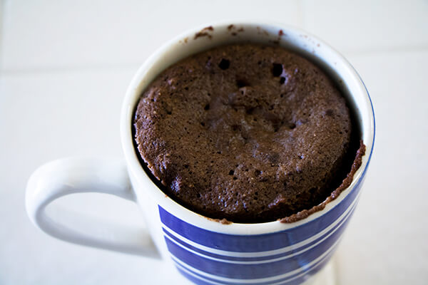 Coconut Flour Chocolate Keto Mug Cake