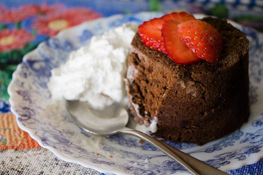 Coconut Flour Chocolate Keto Mug Cake