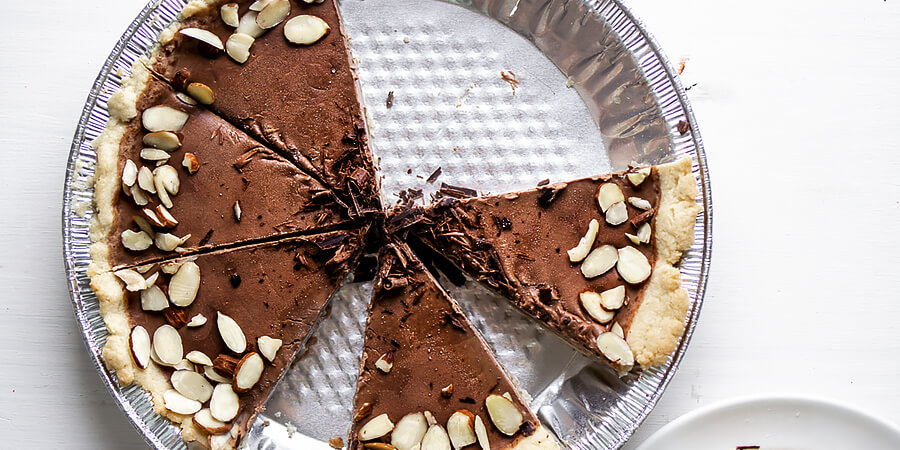 Dairy Free Keto Chocolate Silk Pie