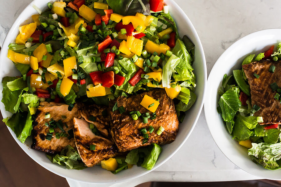 Sesame Salmon Salad