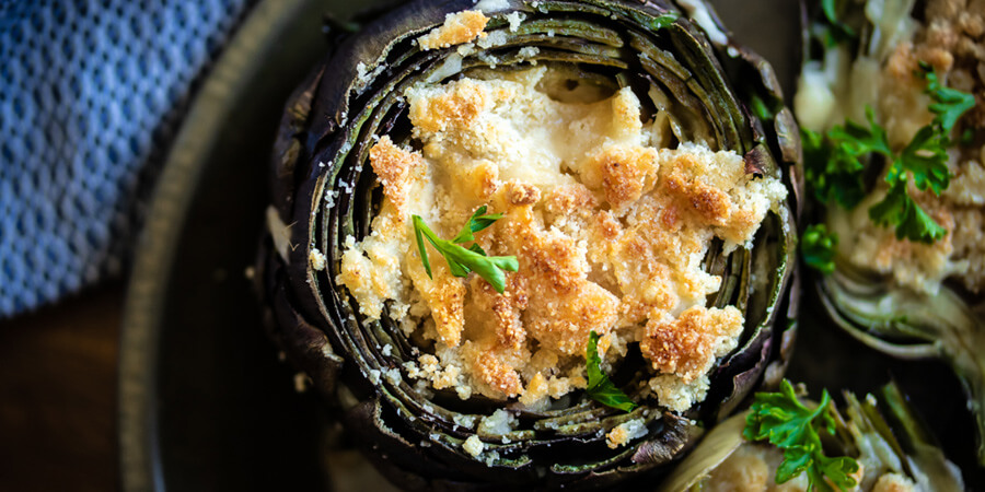 Keto Stuffed Artichokes